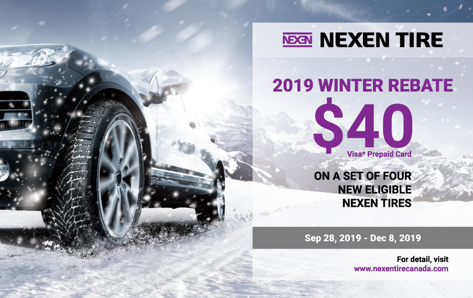 2019 SPRING Rebate Promotion Nexen Tire Canada